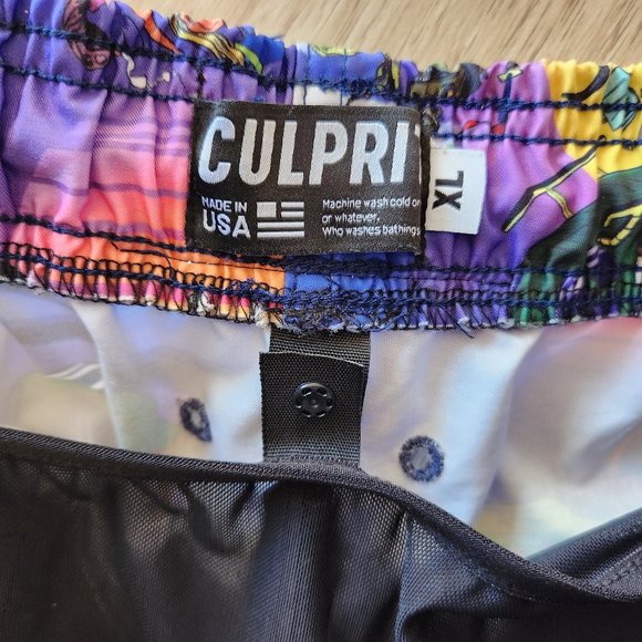 NWoT Culprit Dinosaur Mayhem Battle Swim Short Removable-Mesh Liner Zip-Pocket - Picture 4 of 8